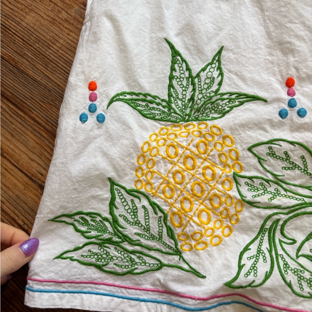 Roller Rabbit Embroider Cover Up Mini Dress - Picture 4 of 9